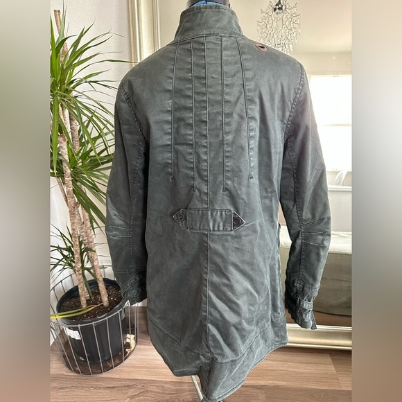Vintage Free People Field Coat Double Button Military Style Size M - Picture 4 of 12